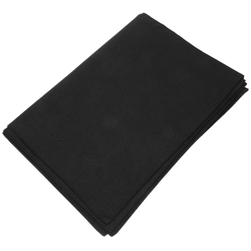 Reusable linen placemat black - linen,