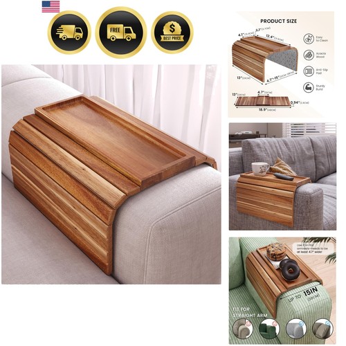 Sofa arm tray - sofa, wood