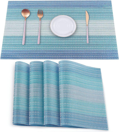Placemats set vinyl - placemats, table