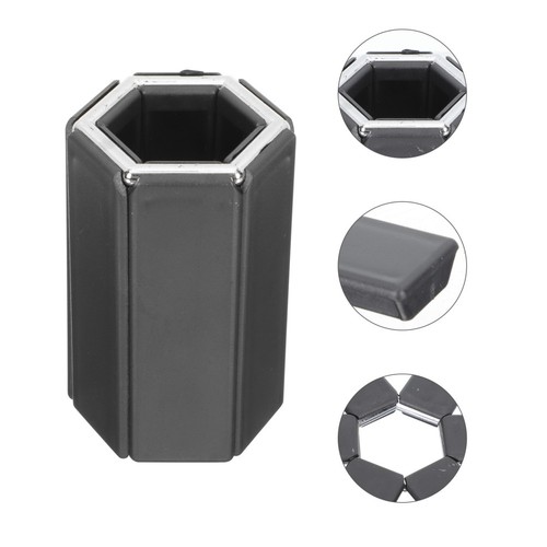 Black foldable silicone table - black,