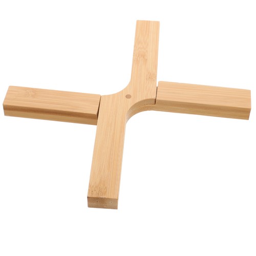Wooden trivet cross pans - trivet,