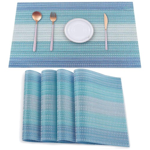 Placemats set vinyl table - placemats,
