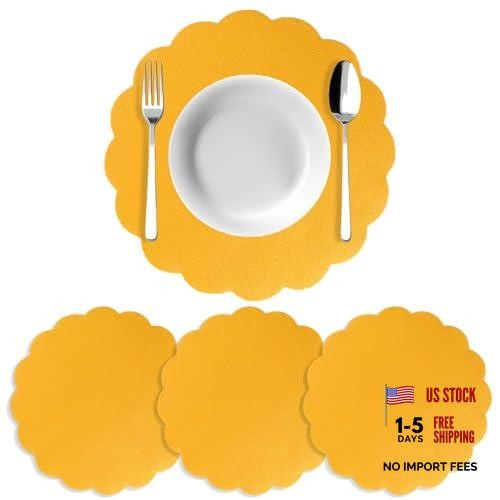 Set yellow round - set,
