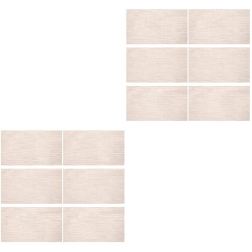 12pcs reusable beige - 12pcs, pvc