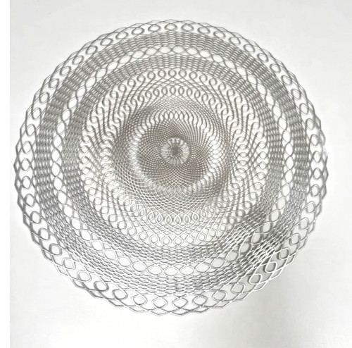 Set silver round - set,