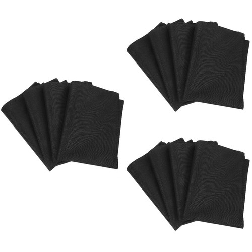 Reusable linen placemat - placemat, black